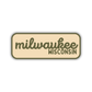 Milwaukee, Wisconsin Retro Travel Sticker – Colorful Vinyl Decal for Laptop, Water Bottle & Luggage
