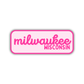 Milwaukee, Wisconsin Retro Travel Sticker – Colorful Vinyl Decal for Laptop, Water Bottle & Luggage