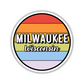 Milwaukee, Wisconsin Circle Sticker