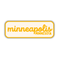 Minneapolis, Minnesota Retro Travel Sticker – Colorful Vinyl Decal for Laptop, Water Bottle & Luggage