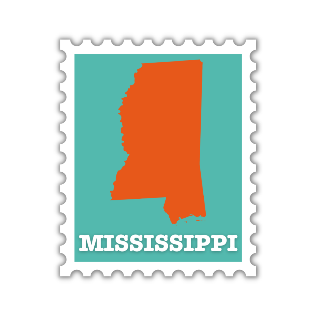 Mississippi Stamp Sticker
