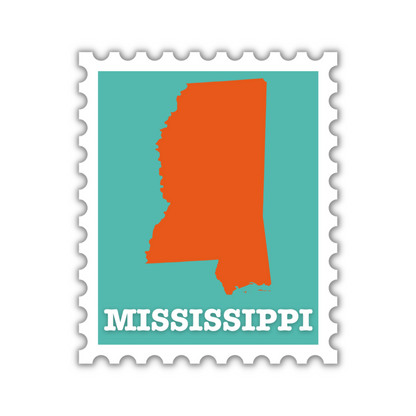 Mississippi Stamp Sticker