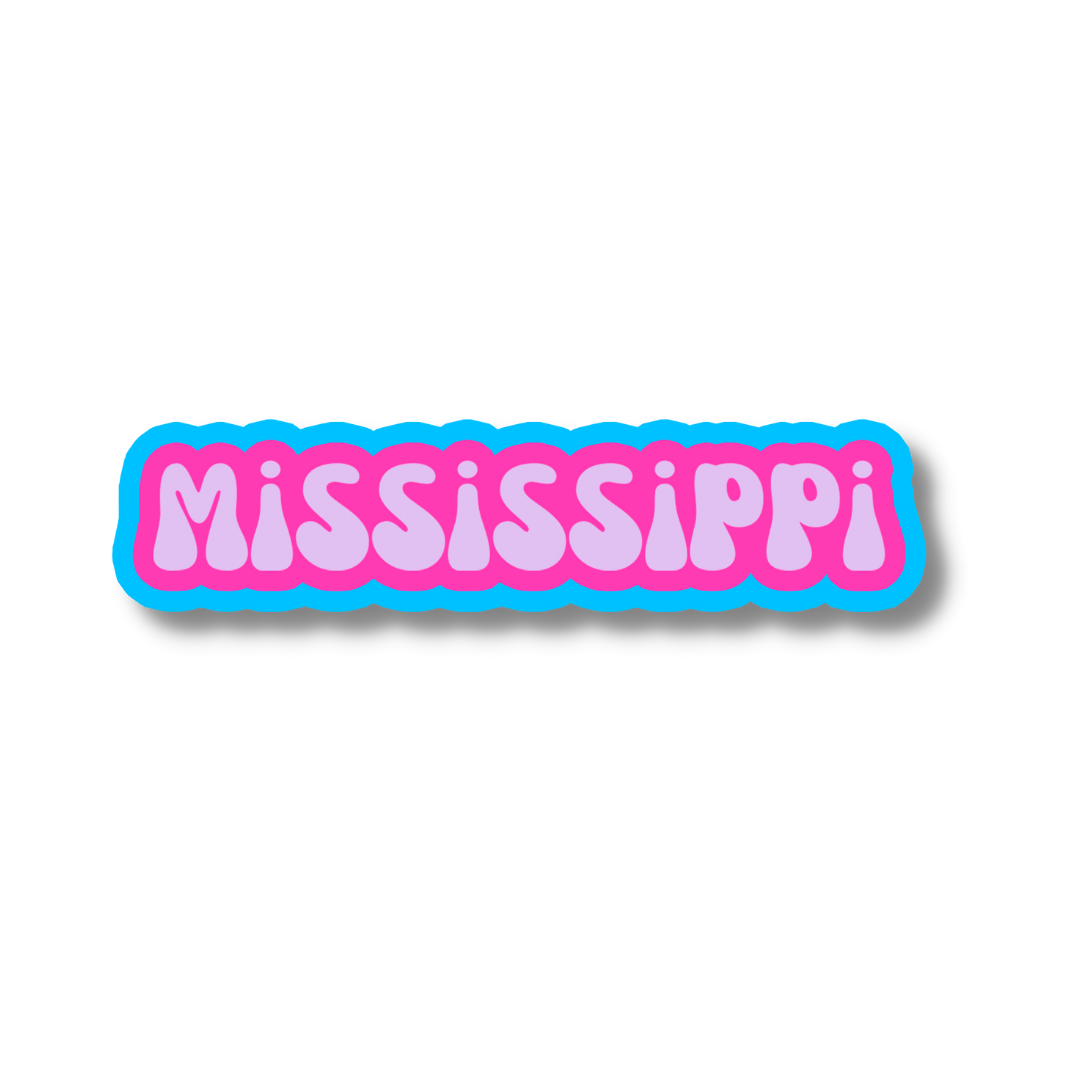 Mississippi Cloud Sticker