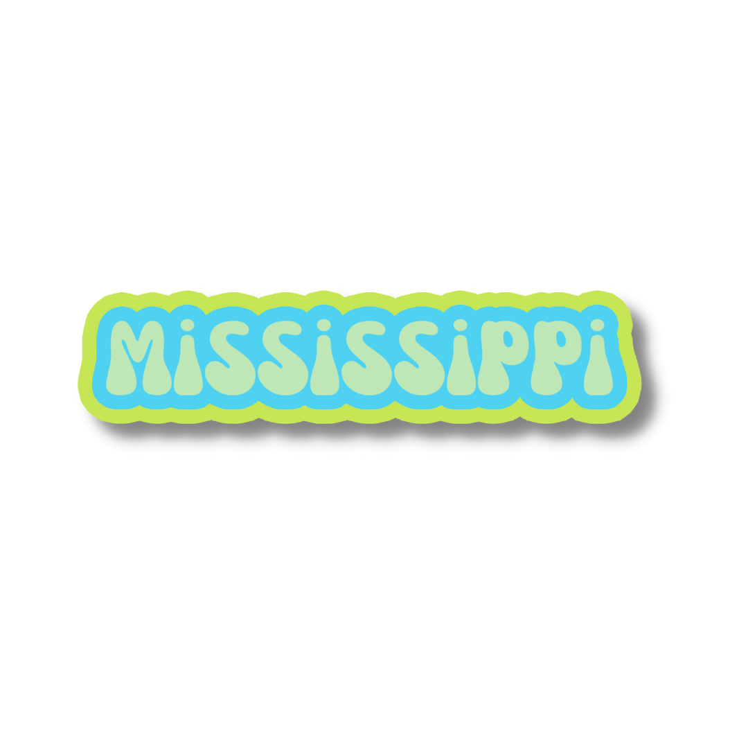 Mississippi Cloud Sticker