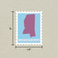 Mississippi Stamp Sticker