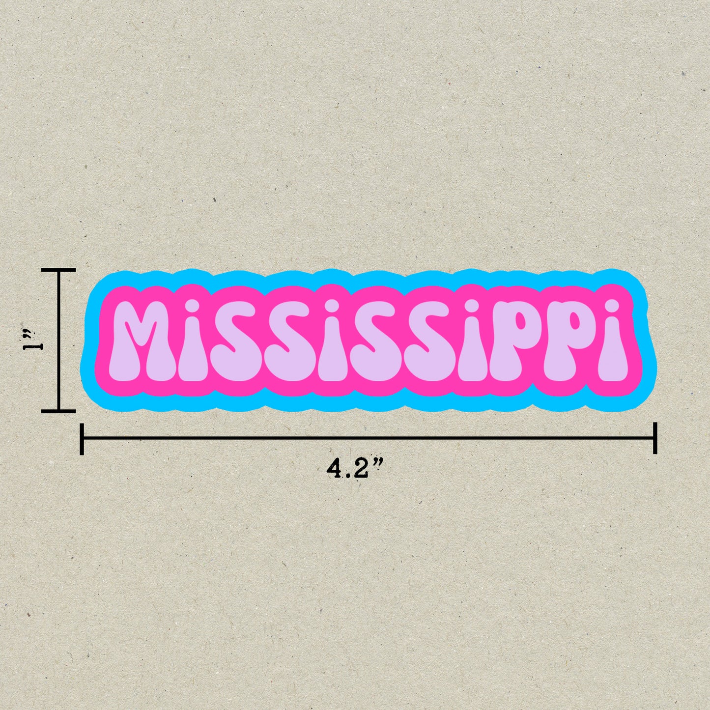 Mississippi Cloud Sticker