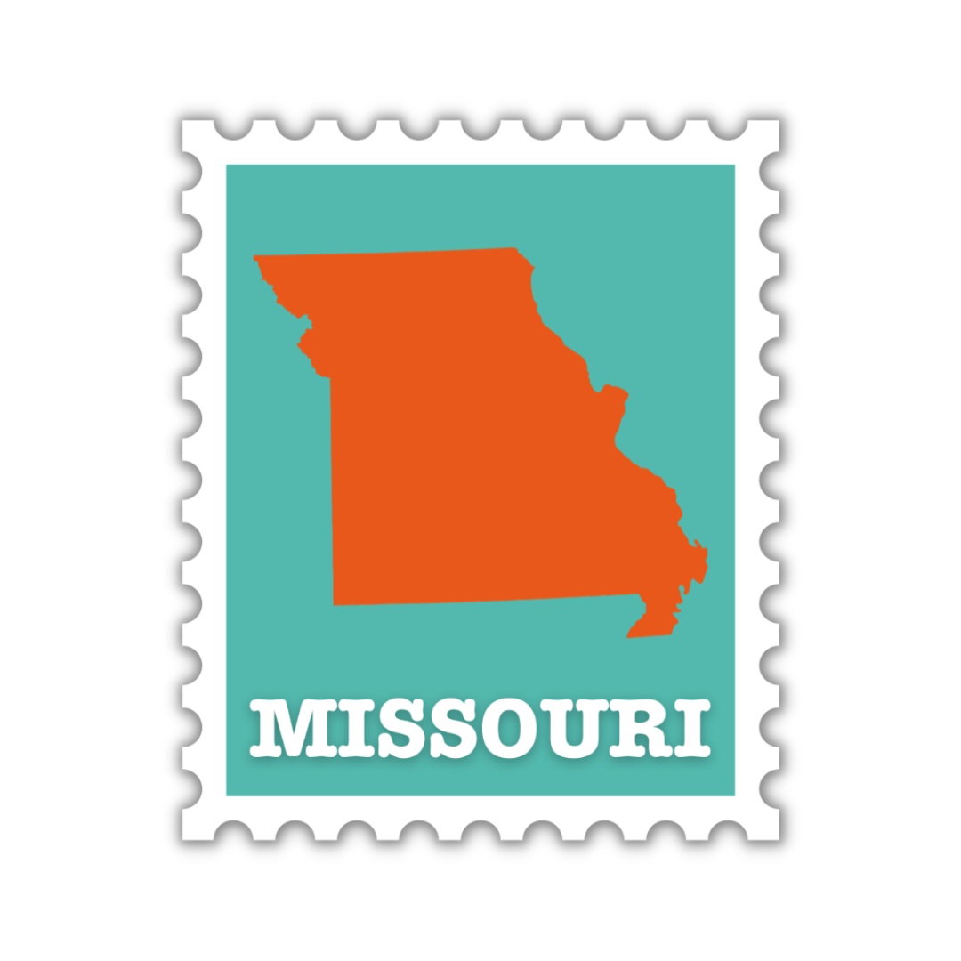 Missouri Stamp Sticker