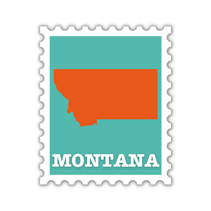 Montana Stamp Sticker