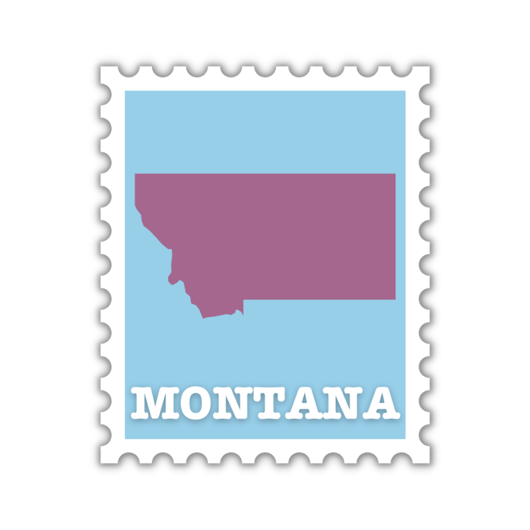 Montana Stamp Sticker