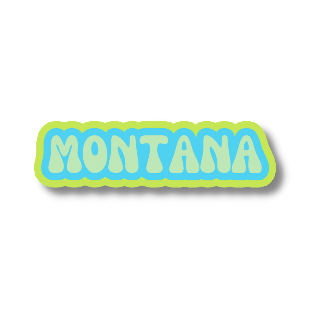 Montana Cloud Sticker