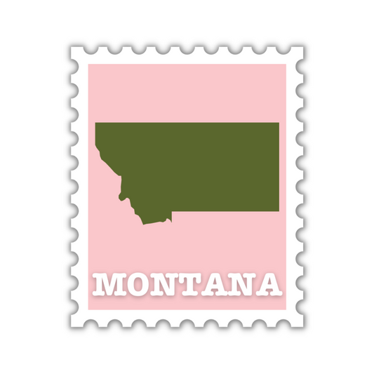 Montana Stamp Sticker