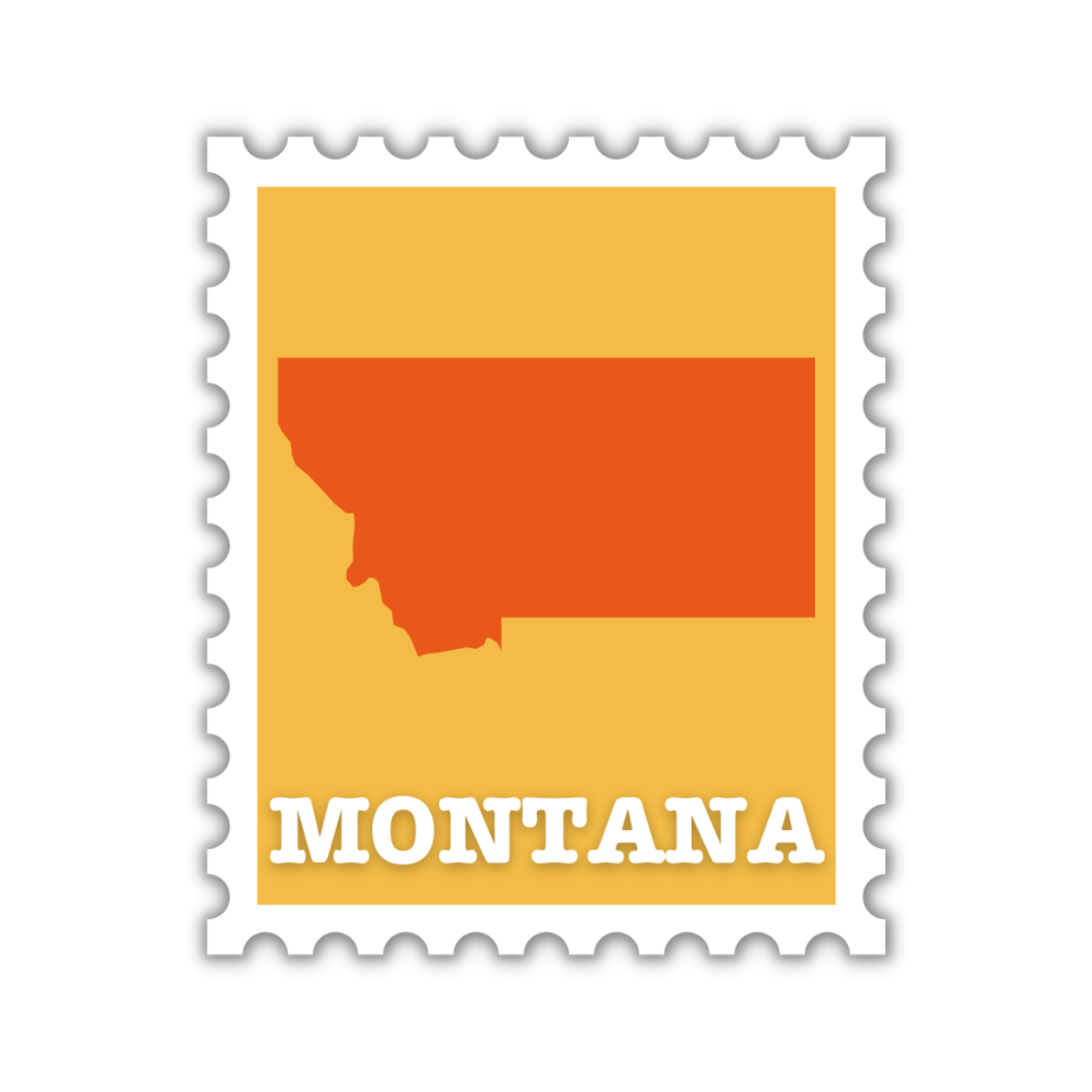 Montana Stamp Sticker