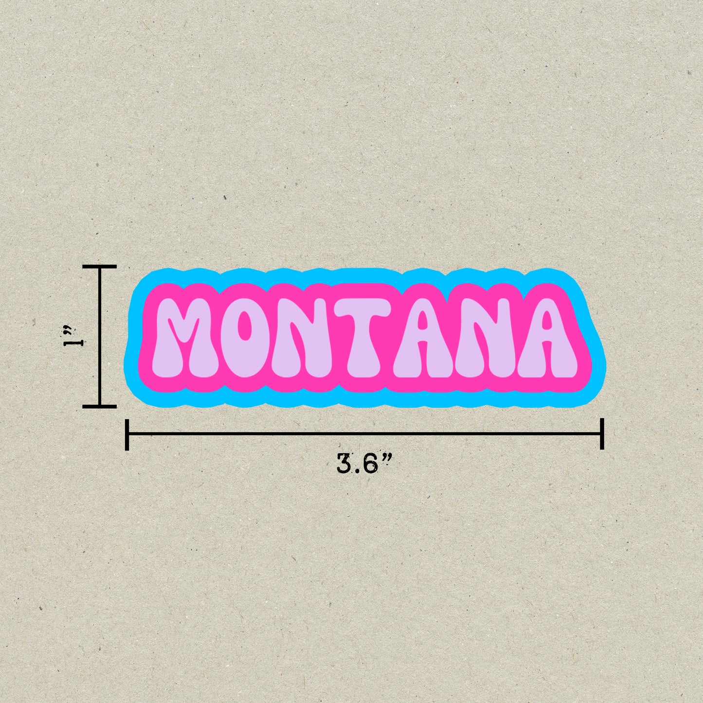 Montana Cloud Sticker