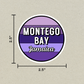 Montego Bay, Jamaica Circle Sticker