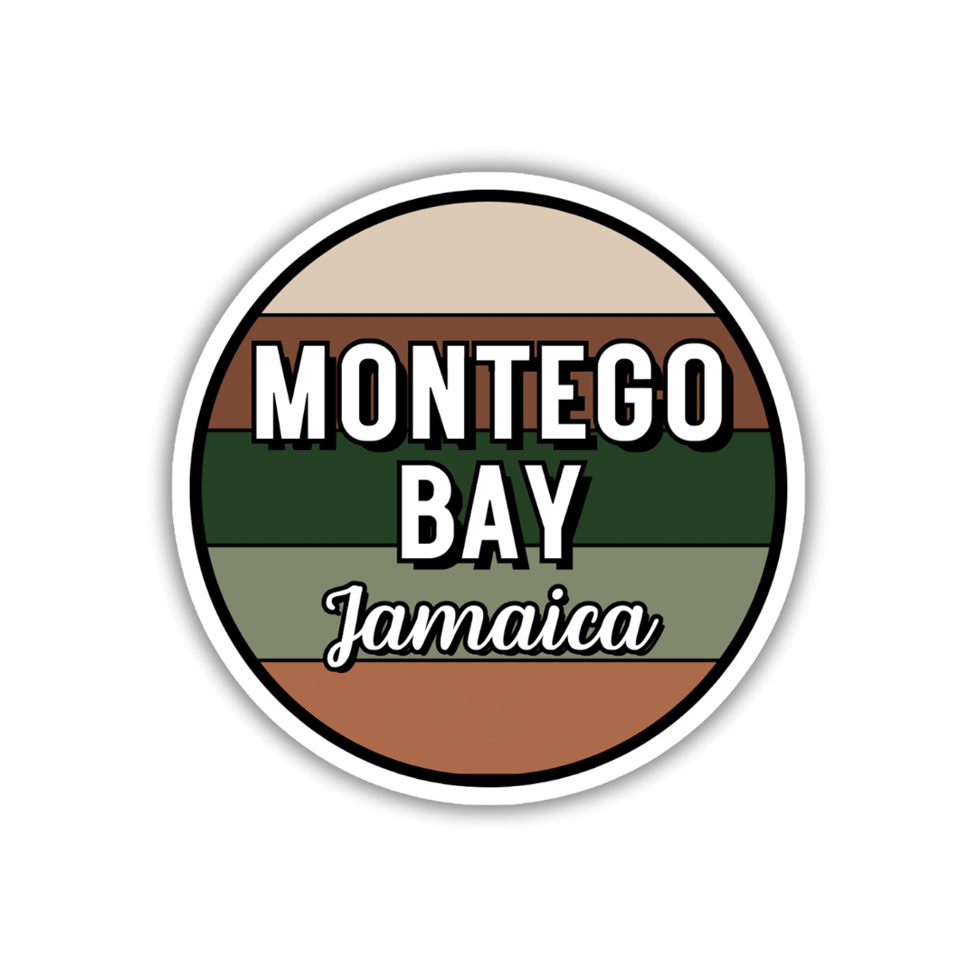 Montego Bay, Jamaica Circle Sticker