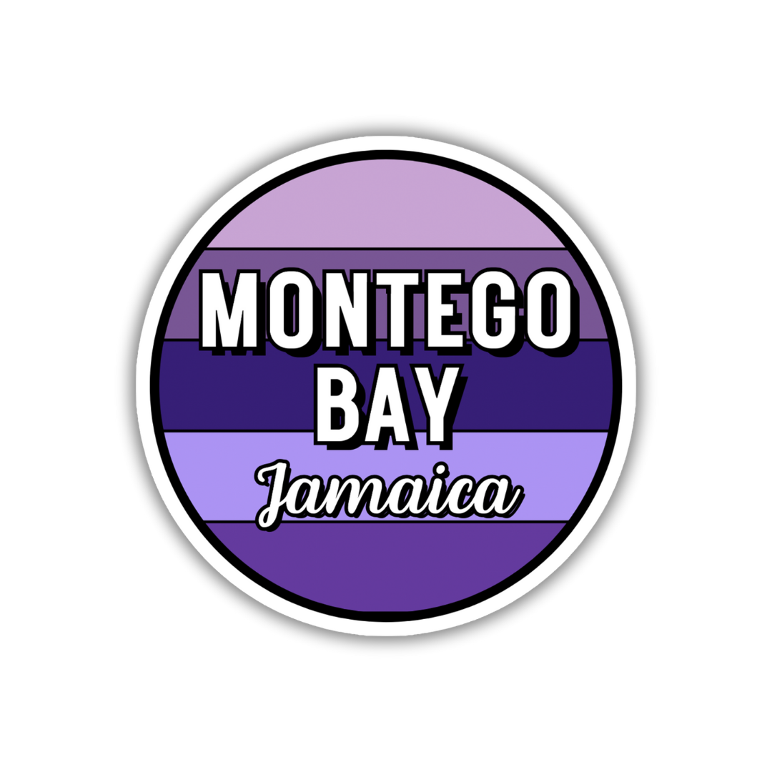 Montego Bay, Jamaica Circle Sticker