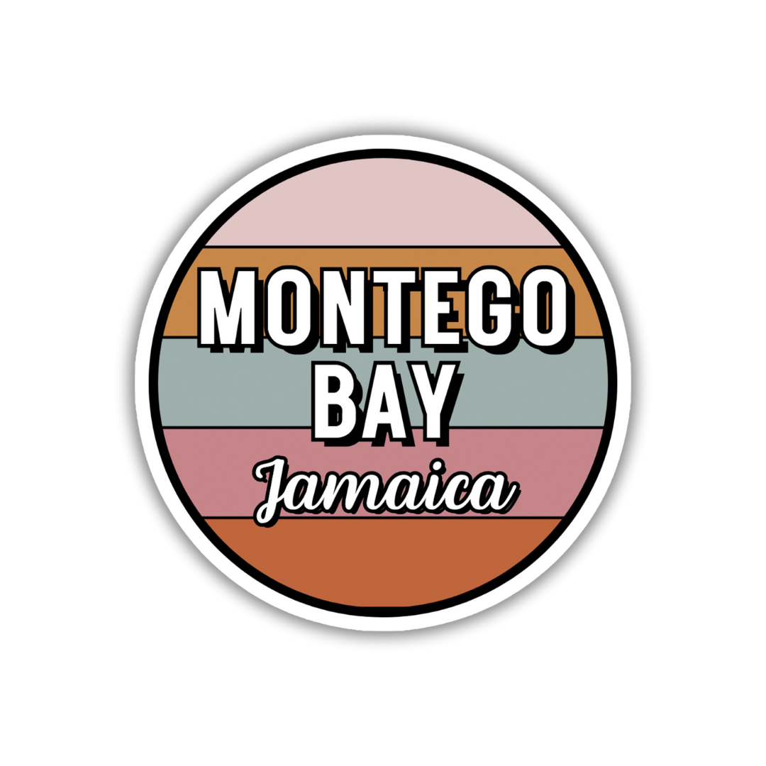 Montego Bay, Jamaica Circle Sticker