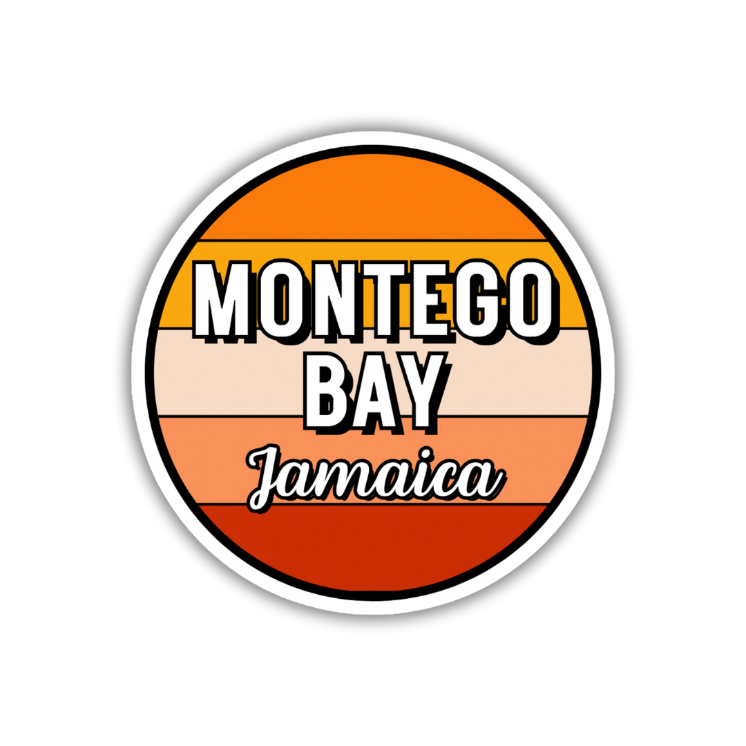 Montego Bay, Jamaica Circle Sticker