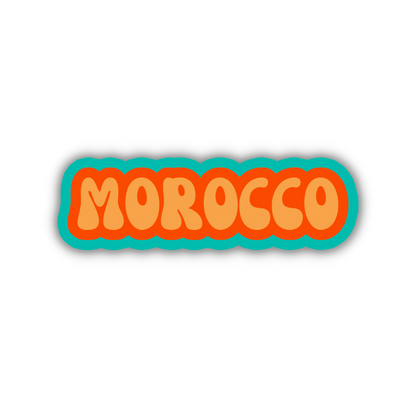 Morocco Cloud Sticker