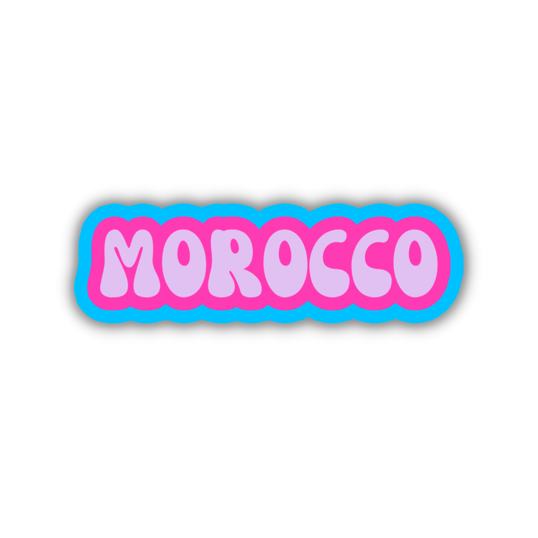 Morocco Cloud Sticker