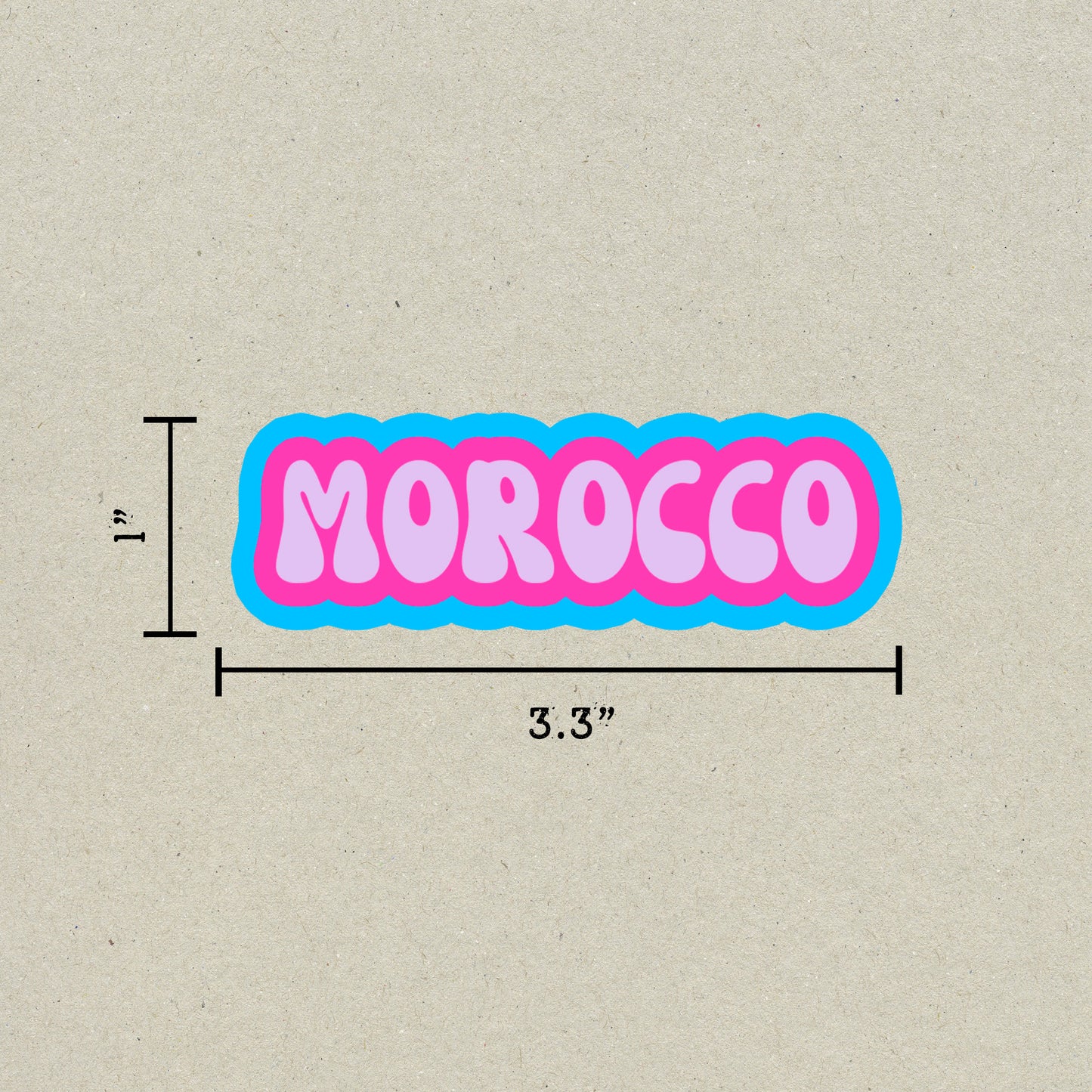 Morocco Cloud Sticker