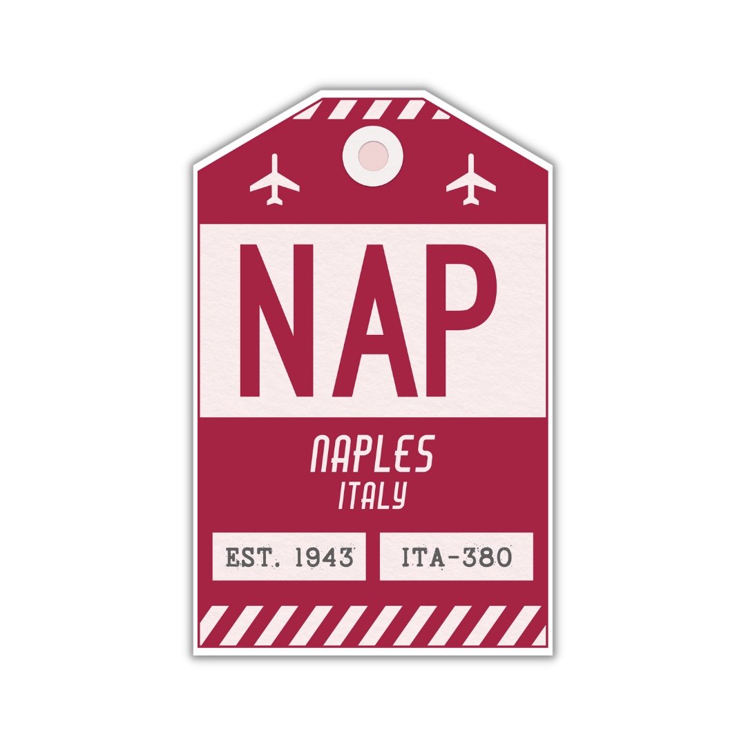 NAP Vintage Luggage Tag Sticker