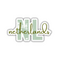 Netherlands Country Code Sticker