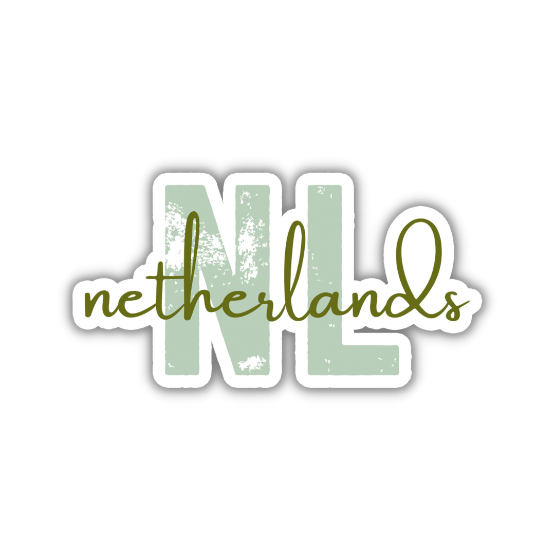 Netherlands Country Code Sticker – TravelBeeTags