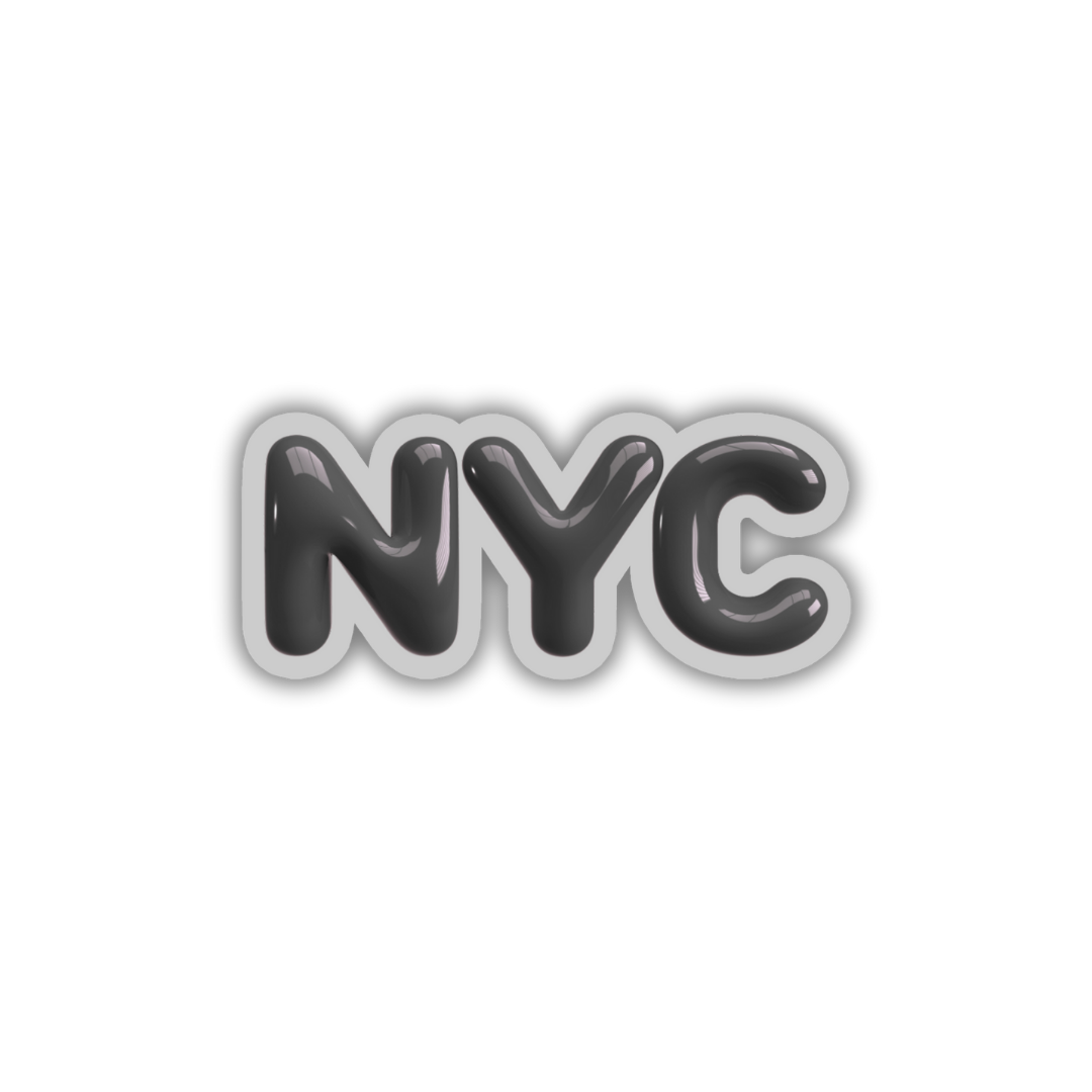 NYC Bubble Sticker