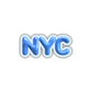 NYC Bubble Sticker