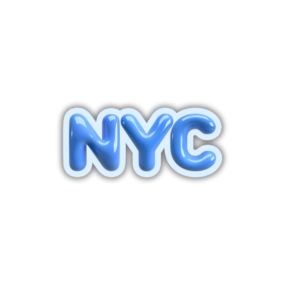NYC Bubble Sticker