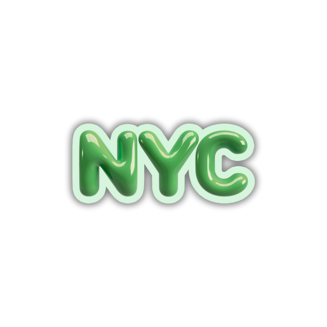 NYC Bubble Sticker