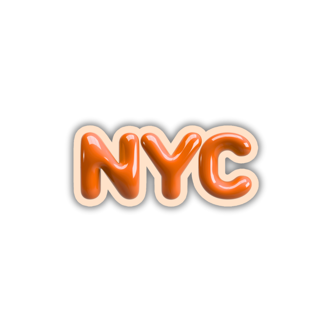 NYC Bubble Sticker