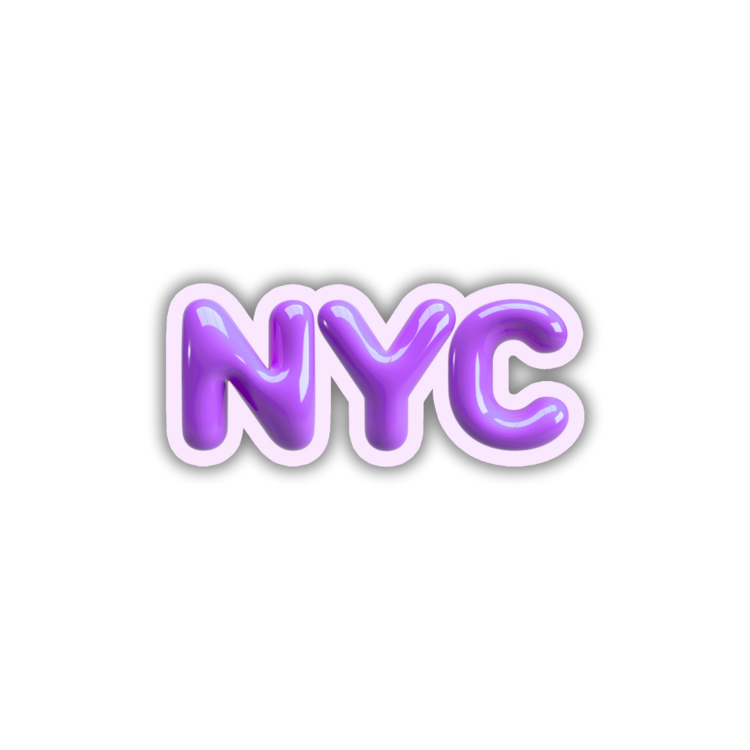 NYC Bubble Sticker