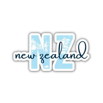 New Zealand Country Code Sticker