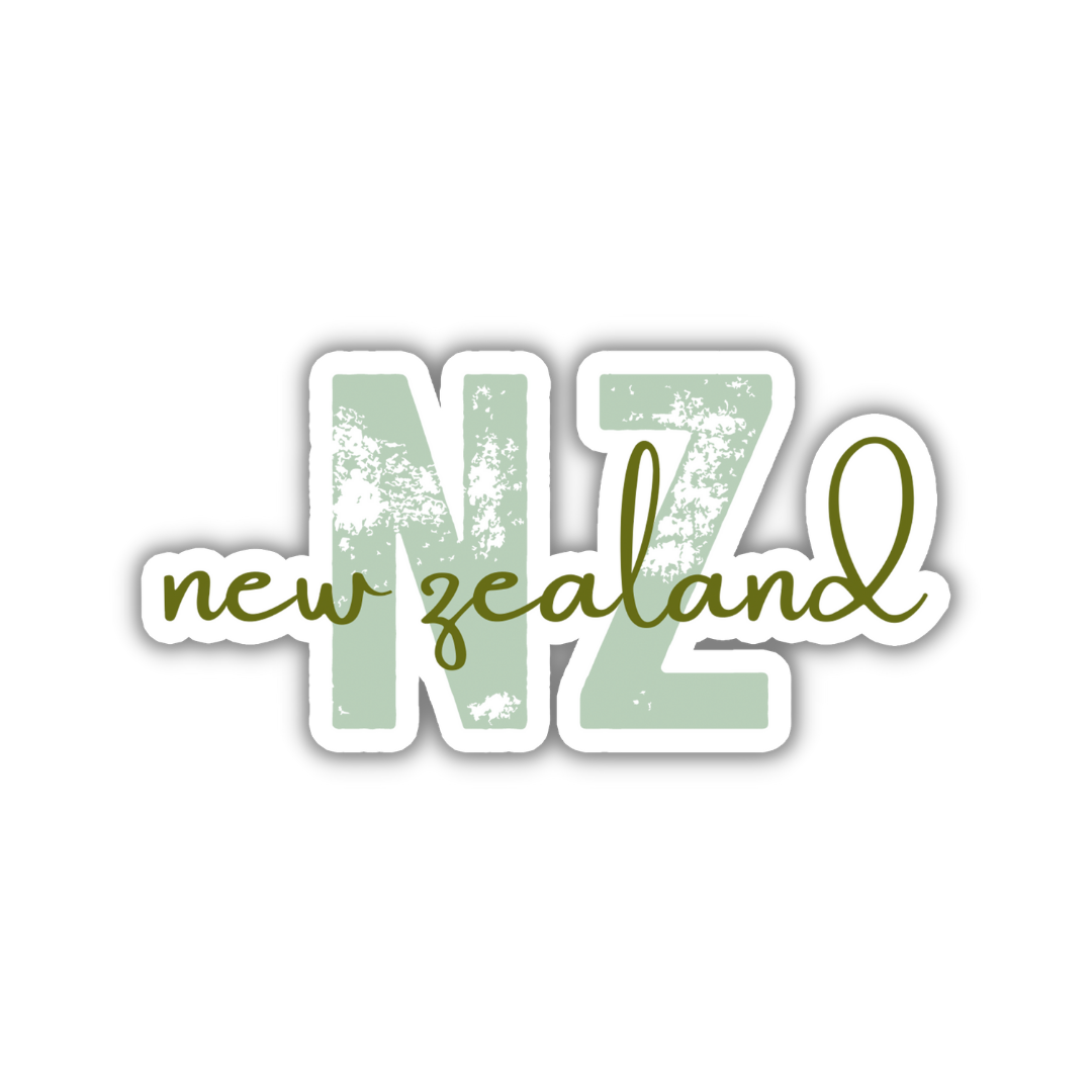 New Zealand Country Code Sticker