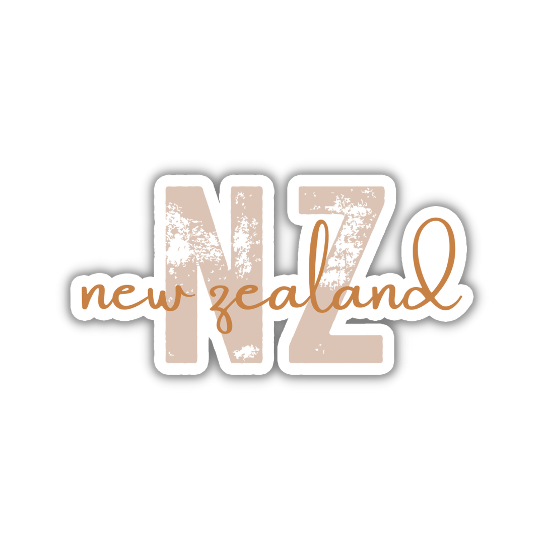 New Zealand Country Code Sticker – TravelBeeTags
