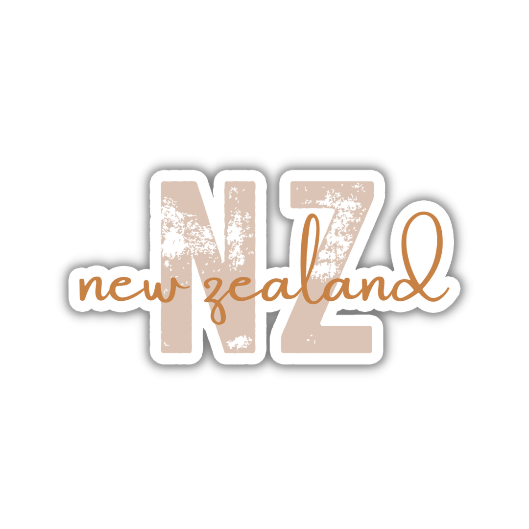 New Zealand Country Code Sticker