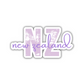 New Zealand Country Code Sticker