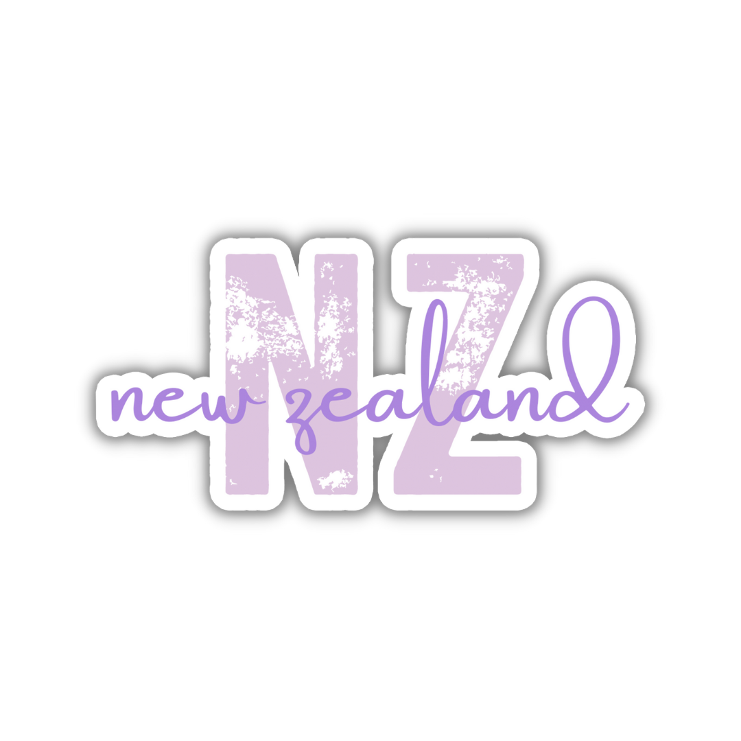 New Zealand Country Code Sticker