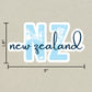 New Zealand Country Code Sticker