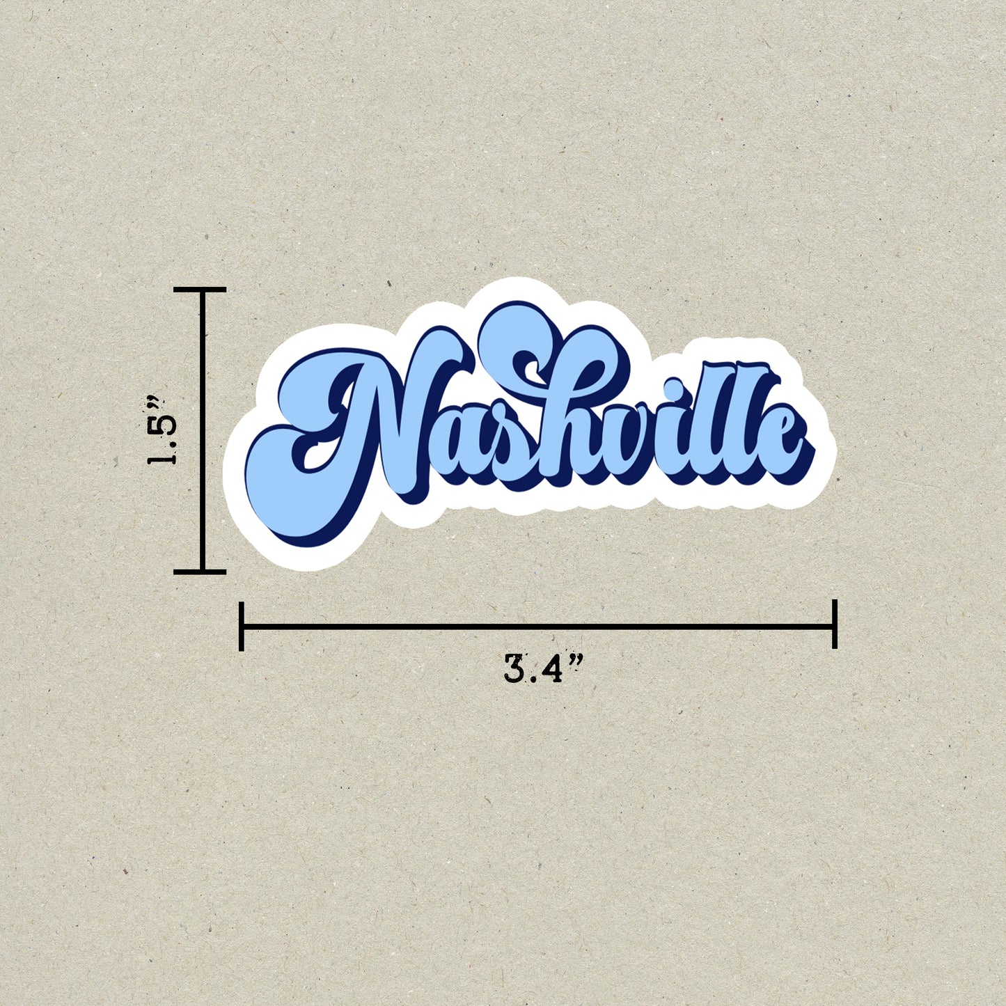 Nashville Vintage Sticker