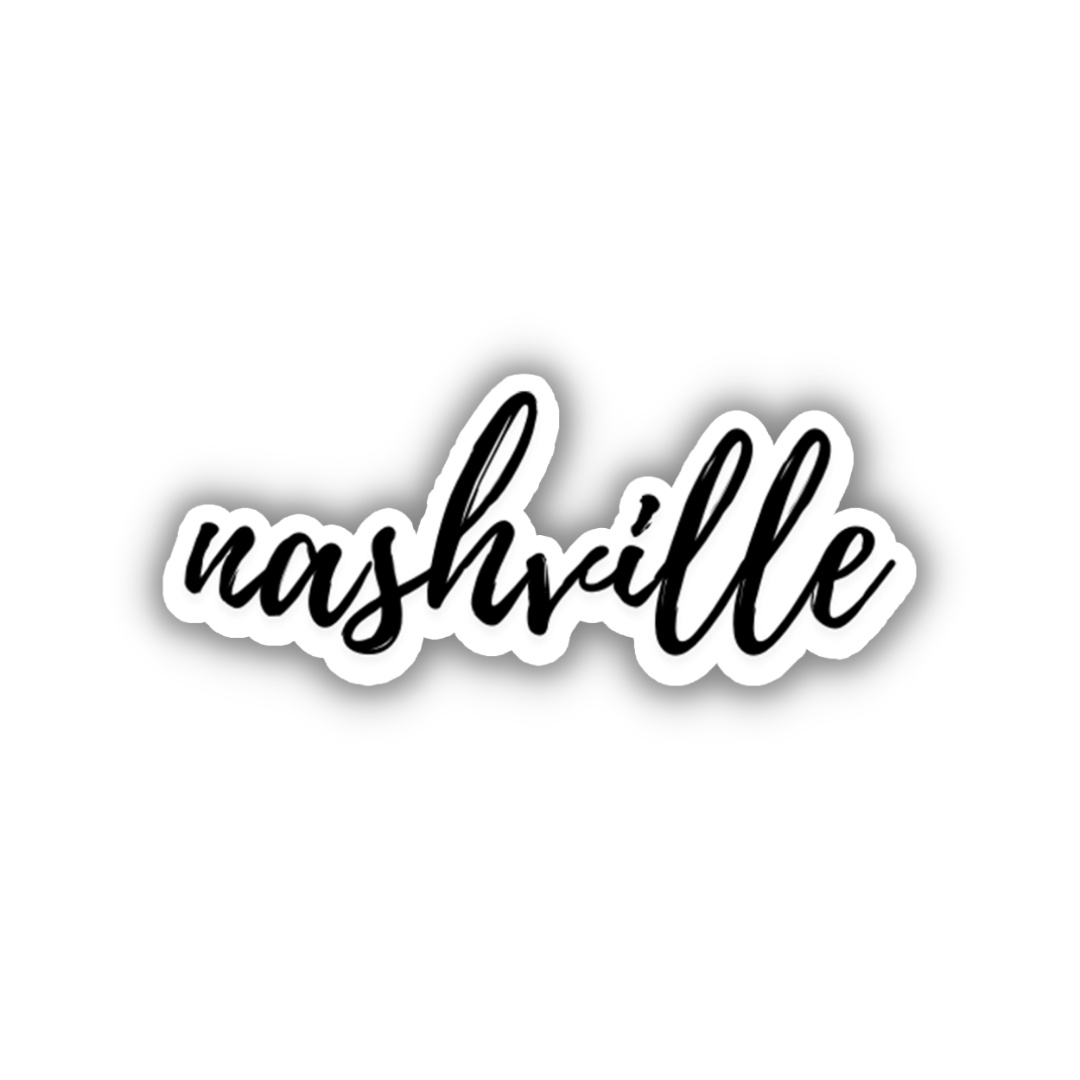 Nashville Cursive Sticker