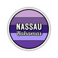 Nassau, Bahamas Circle Sticker