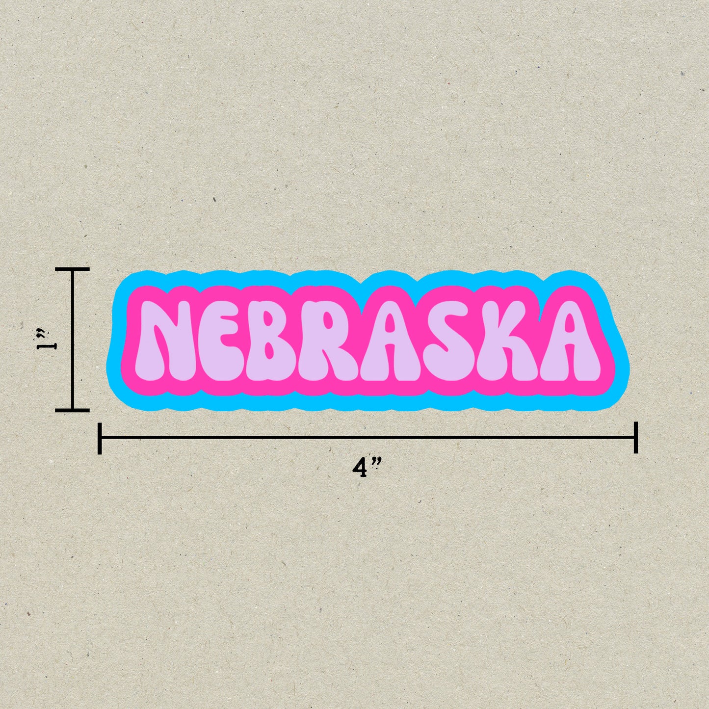 Nebraska Cloud Sticker