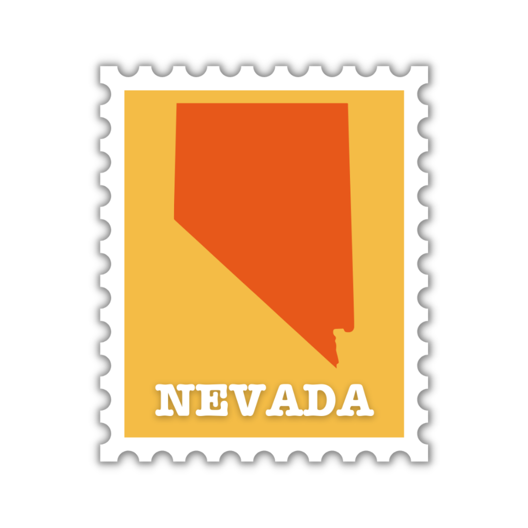 Nevada Stamp Sticker