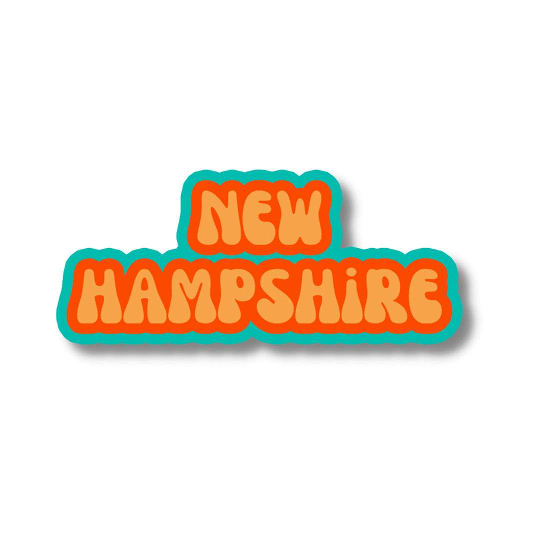 New Hampshire Cloud Sticker