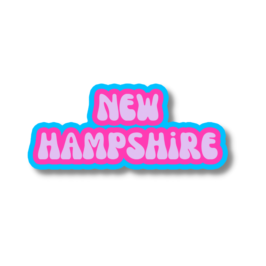 New Hampshire Cloud Sticker