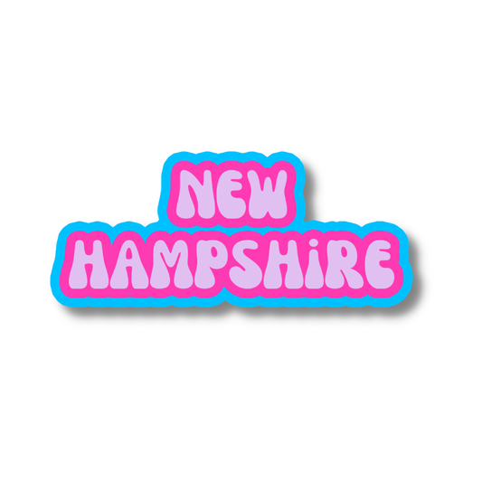 New Hampshire Cloud Sticker