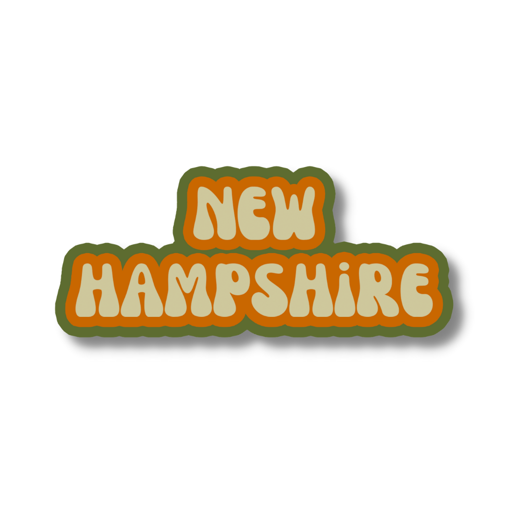 New Hampshire Cloud Sticker